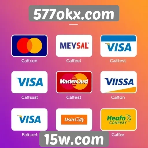 Métodos de pagamento disponíveis no 577okx.com